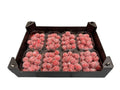 Glitter Malusappel Kerstrood in tray