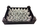 Glitter Peer Zilver in tray
