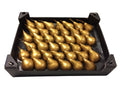 Wax Peer Goud in tray